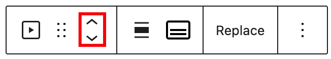 move arrow option