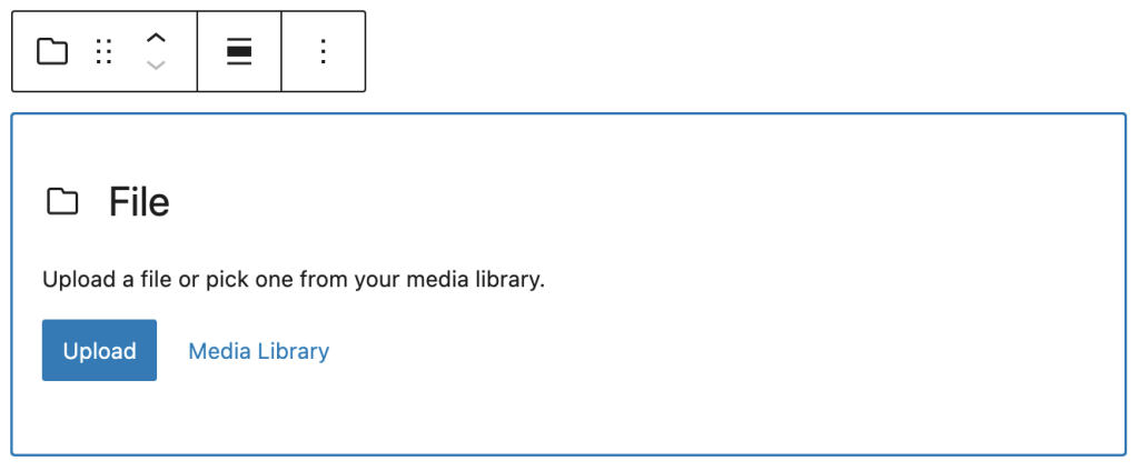How to upload a file