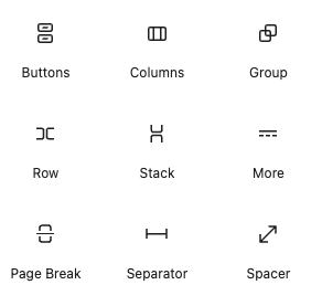 Design blocks