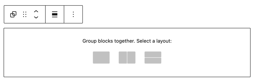 Group variation picker