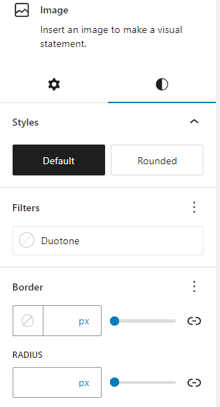 Styles for images within the gallery