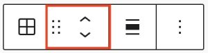 Grid block Toolbar - Moving handles