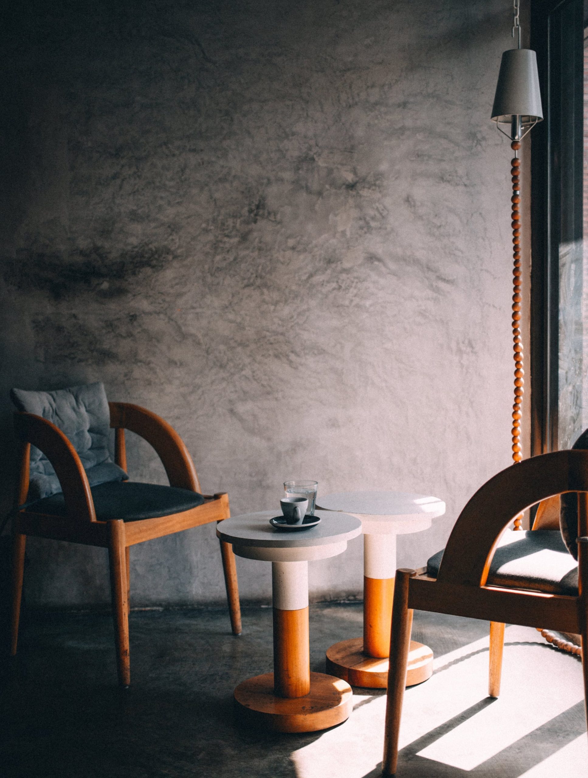 interior design showing a table and chairs